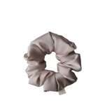 Saténová Scrunchie gumička do vlasov - béžová