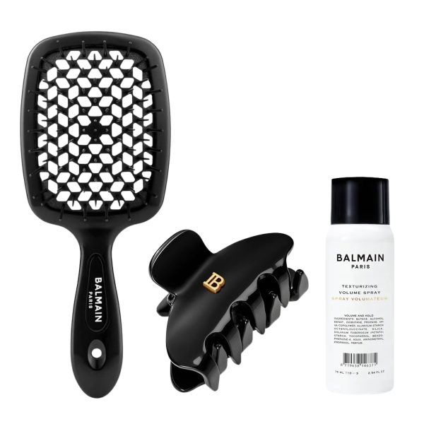 Balmain Hair - Pince a Cheveux Black - čierny klip, veľkosť S